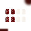 12 Sizes-24 Pcs Press On Nails C1378
