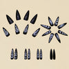 12 Sizes-24 Pcs Press On Nails Y214