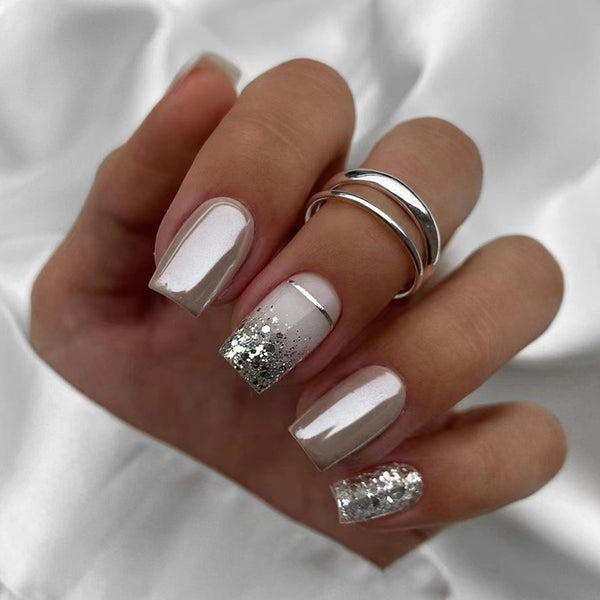 12 Sizes-24 Pcs Press On Nails W299