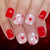 12 Sizes-24 Pcs Press On Nails C1476