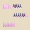 12 Sizes-24 Pcs Press On Nails Y912