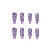 12 Sizes-24 Pcs Press On Nails W049