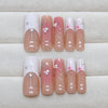 12 Sizes-24 Pcs Press On Nails Z1006