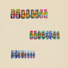 12 Sizes-24 Pcs Press On Nails Y613