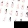 12 Sizes-24 Pcs Press On Nails JP2491