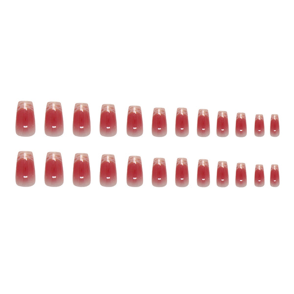12 Sizes-24 Pcs Press On Nails R913