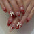 12 Sizes-24 Pcs Press On Nails JP3138