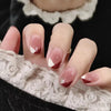 12 Sizes-24 Pcs Press On Nails R706