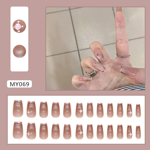 12 Sizes-24 PcsPress On Nails MY069