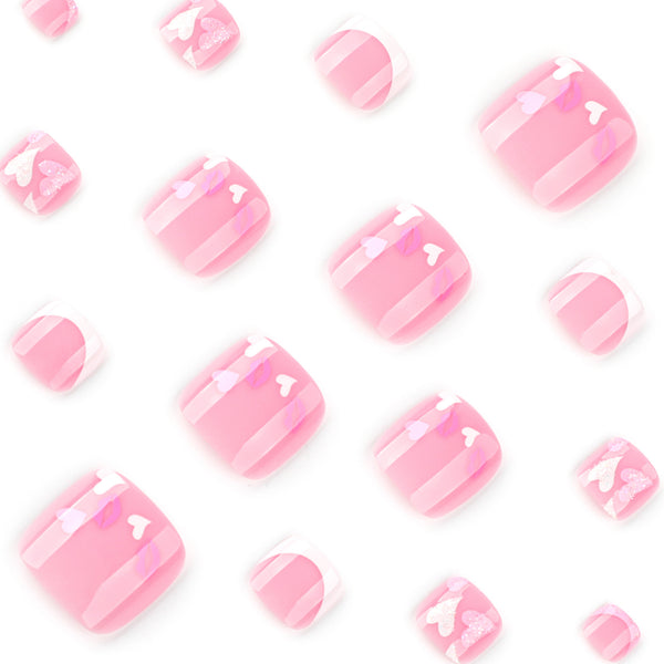 12 Sizes-24 Pcs Press On Nails JP3798