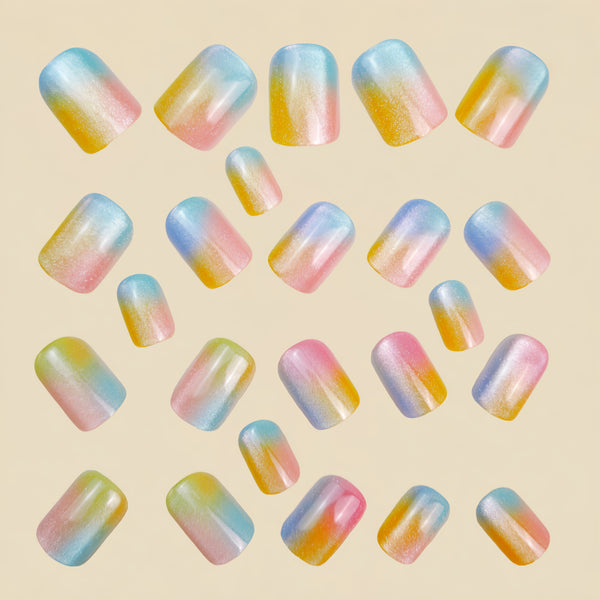 12 Sizes-24 Pcs Press On Nails Y1387