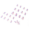 12 Sizes-24 Pcs Press On Nails JP1102