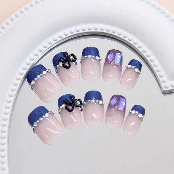 12 Sizes-24 Pcs Press On Nails Z1170
