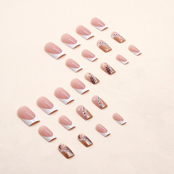 12 Sizes-24 Pcs Press On Nails W361