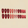 12 Sizes-24 Pcs Press On Nails Y1734