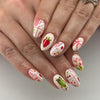 12 Sizes-24 Pcs Press On Nails W1968