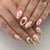12 Sizes-24 Pcs Press On Nails W1968