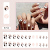 12 Sizes-24 Pcs Press On Nails R767