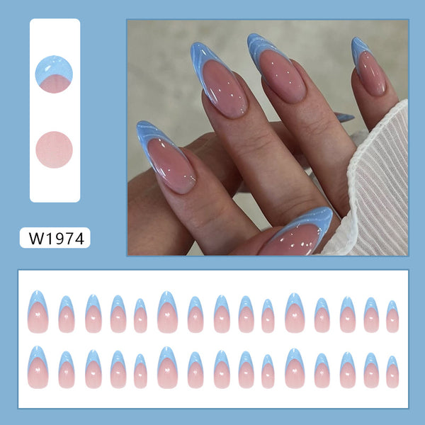 30 Pcs Press On Nails W1974