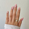 12 Sizes-24 Pcs Press On Nails JP3121