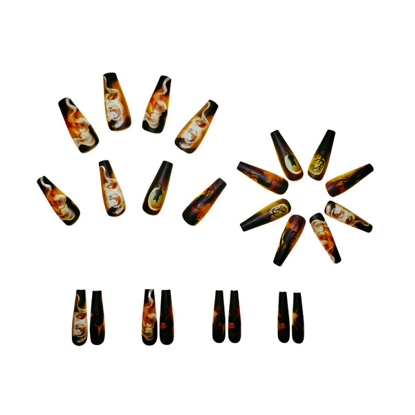12 Sizes-24 Pcs Press On Nails Y257