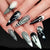 12 Sizes-24 Pcs Press On Nails C1139