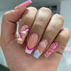 12 Sizes-24 Pcs Press On Nails JP2298
