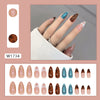12 Sizes-24 Pcs Press On Nails W1734