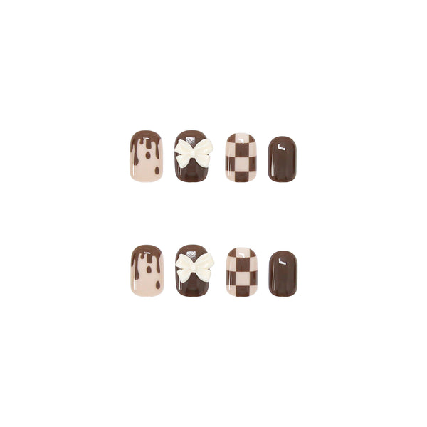 12 Sizes-24 Pcs Press On Nails Z199