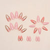 12 Sizes-24 Pcs Press On Nails W691