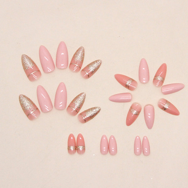 12 Sizes-24 Pcs Press On Nails W691