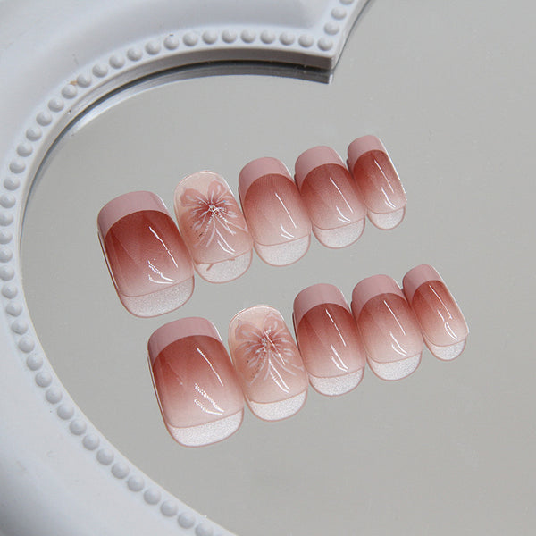 12 Sizes-24 Pcs Press On Nails R855