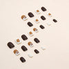 12 Sizes-24 Pcs Press On Nails R736
