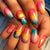 12 Sizes-24 Pcs Press On Nails Y1034