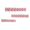 12 Sizes-24 Pcs Press On Nails JP3093