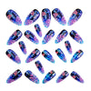 12 Sizes-24 Pcs Press On Nails Y1280