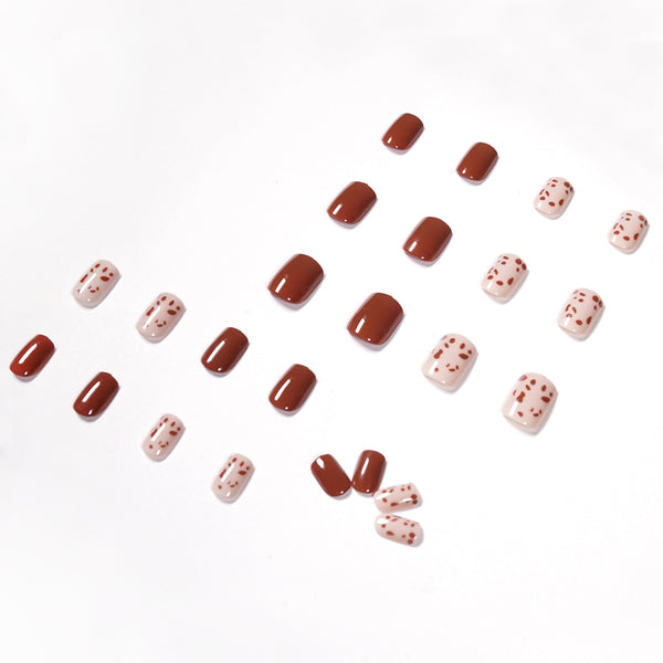 12 Sizes-24 Pcs Press On Nails JP1138