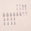12 Sizes-24 Pcs Press On Nails W1916