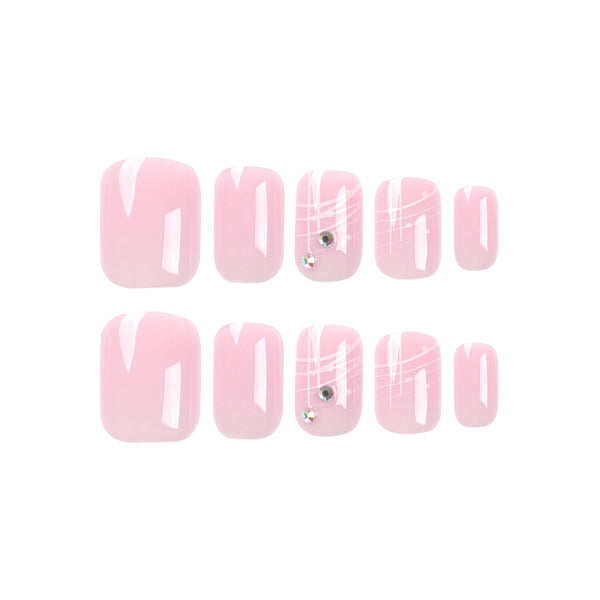 12 Sizes-24 Pcs Press On Nails JP2725