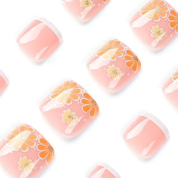 12 Sizes-24 Pcs Press On Nails JP2471