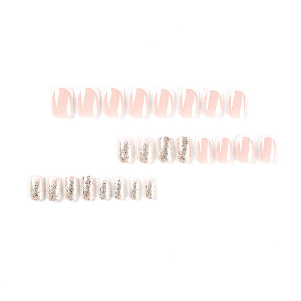 12 Sizes-24 Pcs Press On Nails JP2287