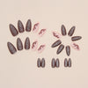 12 Sizes-24 Pcs Press On Nails W919