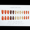 12 Sizes-24 Pcs Press On Nails FT-061