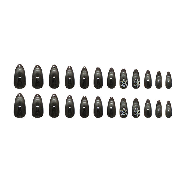 12 Sizes-24 Pcs Press On Nails W2119