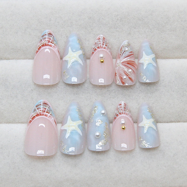 12 Sizes-24 Pcs Press On Nails Z988