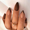 12 Sizes-24 Pcs Press On Nails W1428