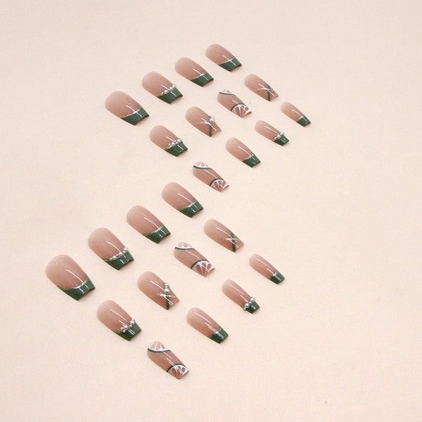 12 Sizes-24 Pcs Press On Nails Z729