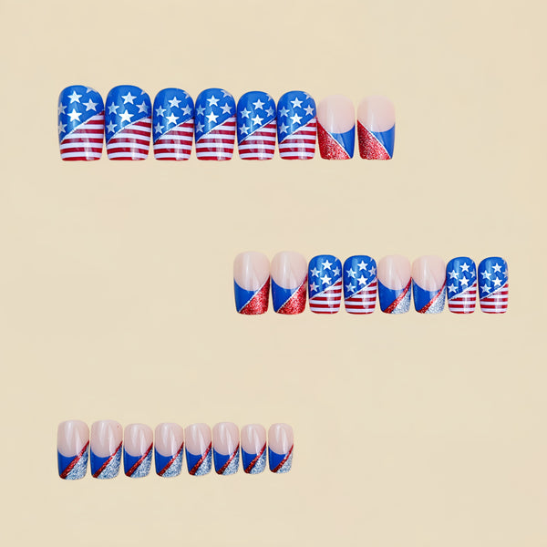 12 Sizes-24 Pcs Press On Nails Y878