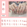 12 Sizes-24 Pcs Press On Nails R601