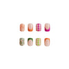 12 Sizes-24 Pcs Press On Nails C034